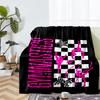 gymnastics Theme Printed Blanket - Perfect for Couch, Bed, Travel & Outdoor Use | Machine Washable, Cozy & Durable.