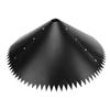 Squirrel Baffle for Bird Feeder Pole PVC Stainless Steel Outside Pole Mount Squirrel Proof Bird House Guard Black