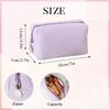 1pc Striped Travel Toiletry Bag -Zippered Makeup Pouch,Cosmetic Organizer for Travel, School, or Home Use, Dorm Room Essentials