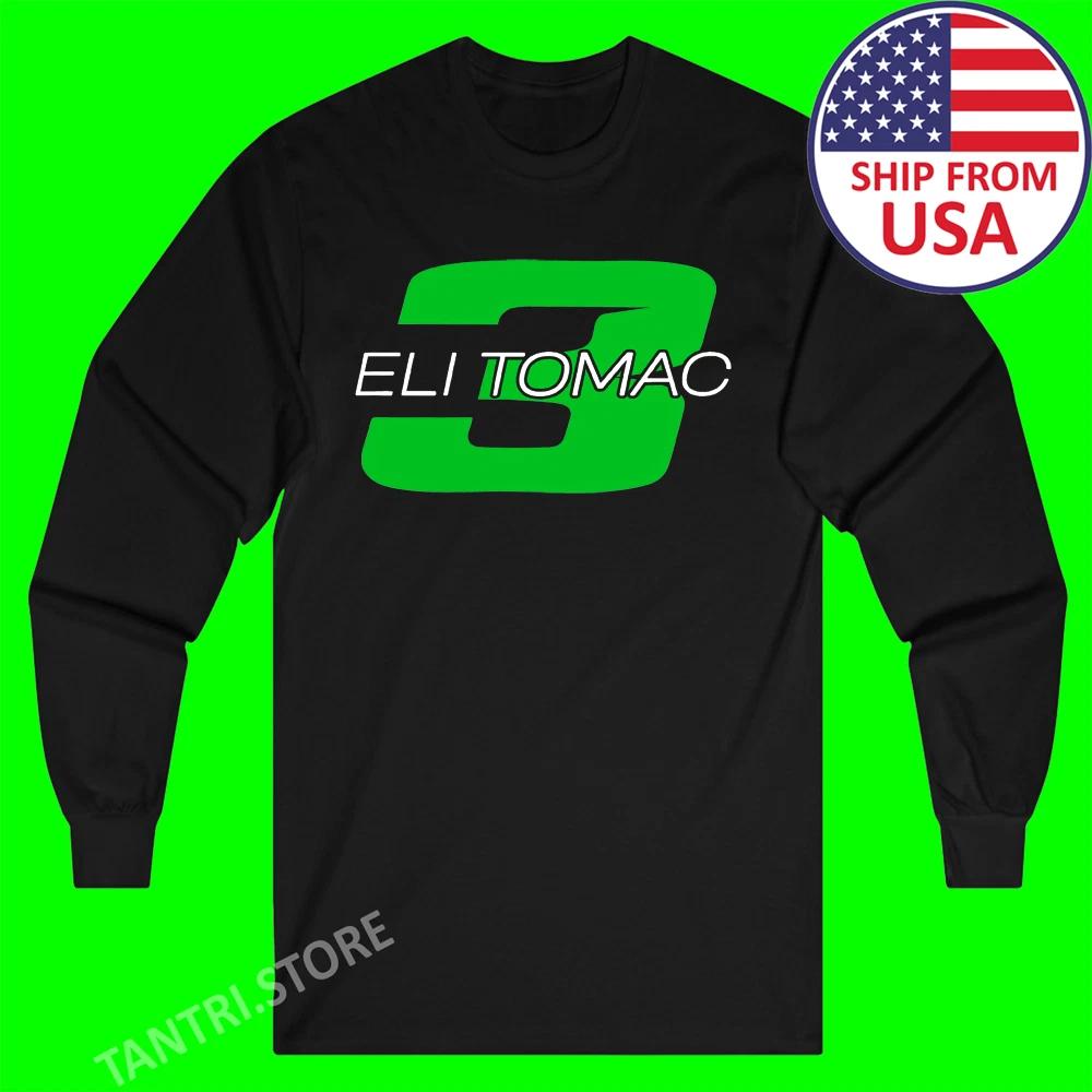 Eli Tomac 3 Motocross Champion Men s Black Size S to 2XL 4XL