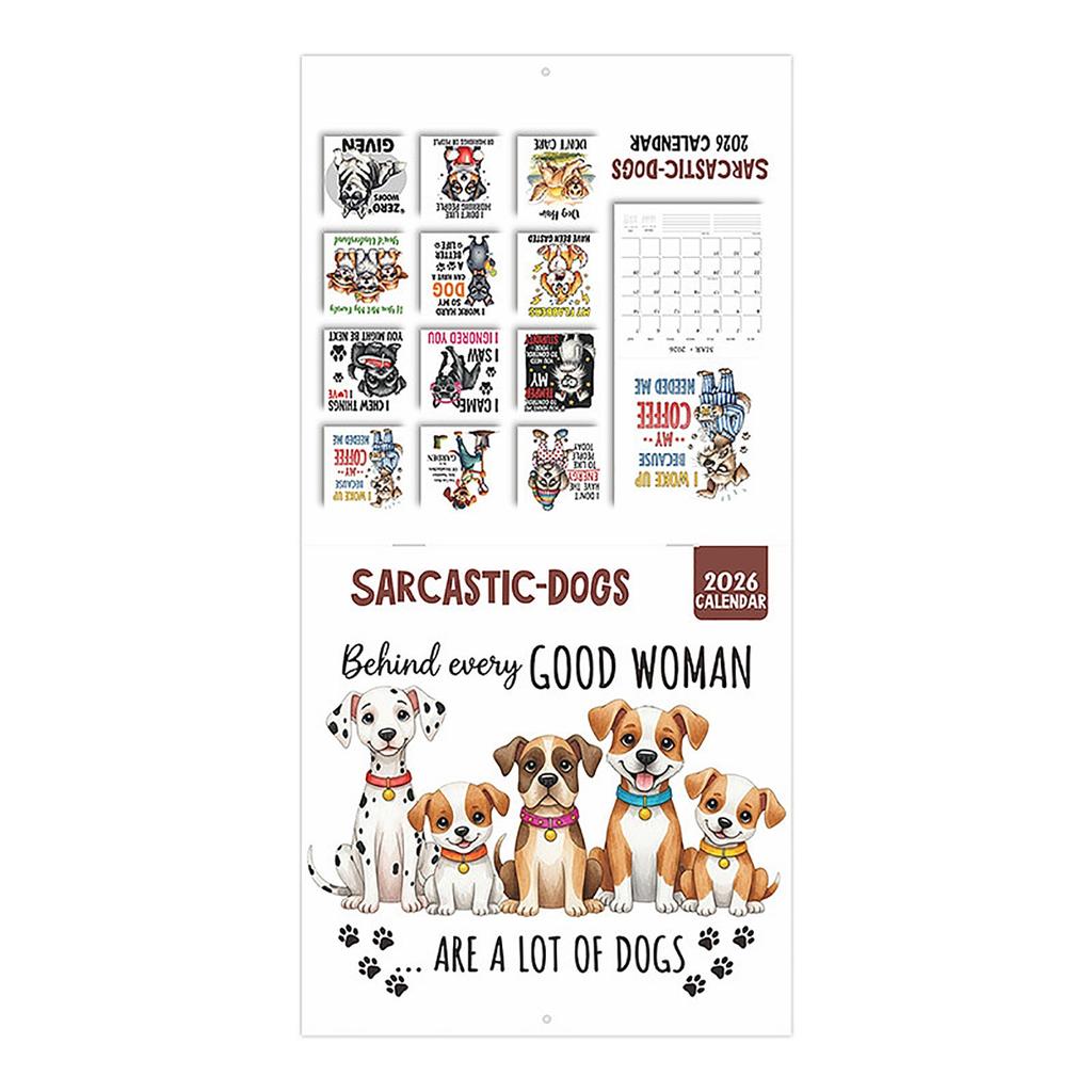 Funny Simp Quotes Wall Calendar – Satirical Love Calendar With Monthly Desperate Notes