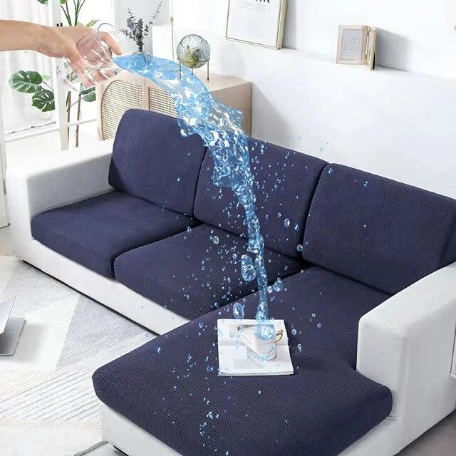 Summmer Wasserdichter Sofakissenbezug, Stretch, Individueller L-förmiger Sofasitzbezug, Couchbezüge für Universalsofas, Haustierfreundlich
