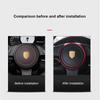 For Porsche Cayenne Panamera Macan 911 Aluminum Alloy Car Steering Wheel Ring Decoration Trim Ring