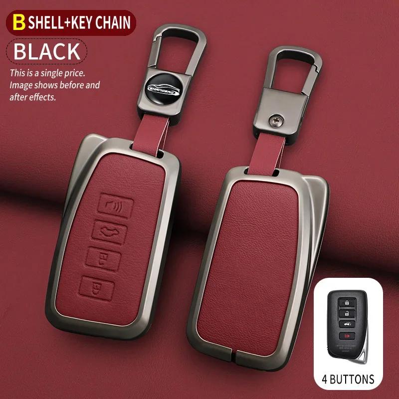 Alloy Auto Key Fob Case Cover Fit For Lexus Nx Gs Rx Is Es Gx Lx Rc 200 250 350 Ls 450H 300H Key Fob Automotive Cover Key Ring Keyring Auto