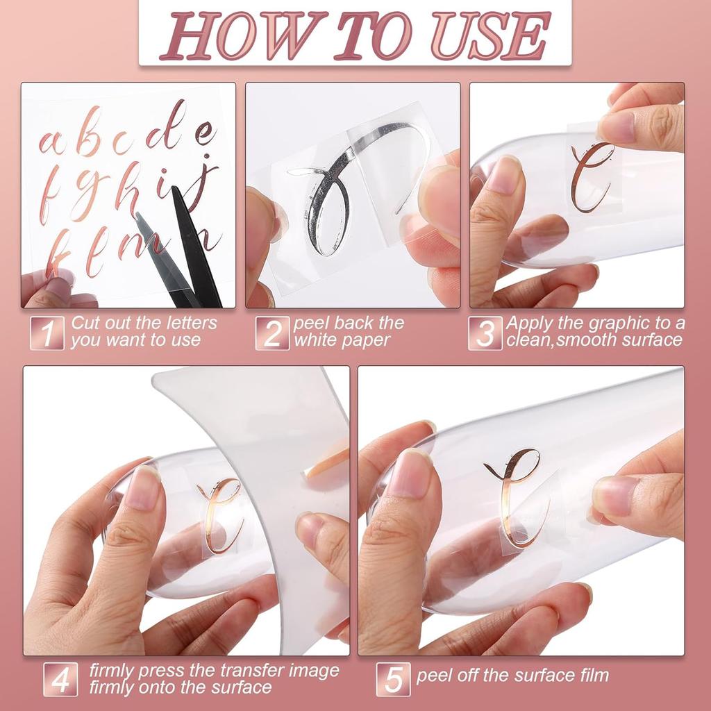 21-Piece Champagne Flute Set with Stemless Glasses & Transfer Stickers for Bridal Shower, Wedding, Bachelorette Party