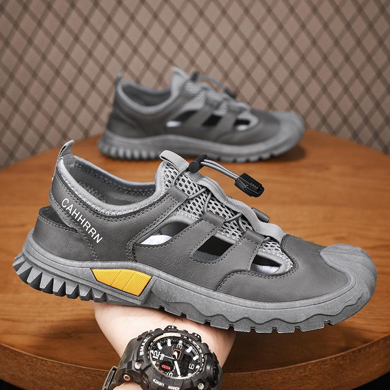 Fashion CYYTL Mens Sandals Casual Shoes Beach Summer Sneakers Outdoor Walking Comfort Luxury Designer Leather Fashion Breathable Sport
