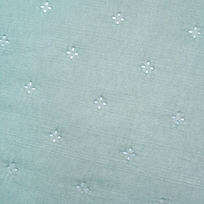 Couvre lit - Chloé - 220 x 240 cm - 100% polyester - Vert sauge