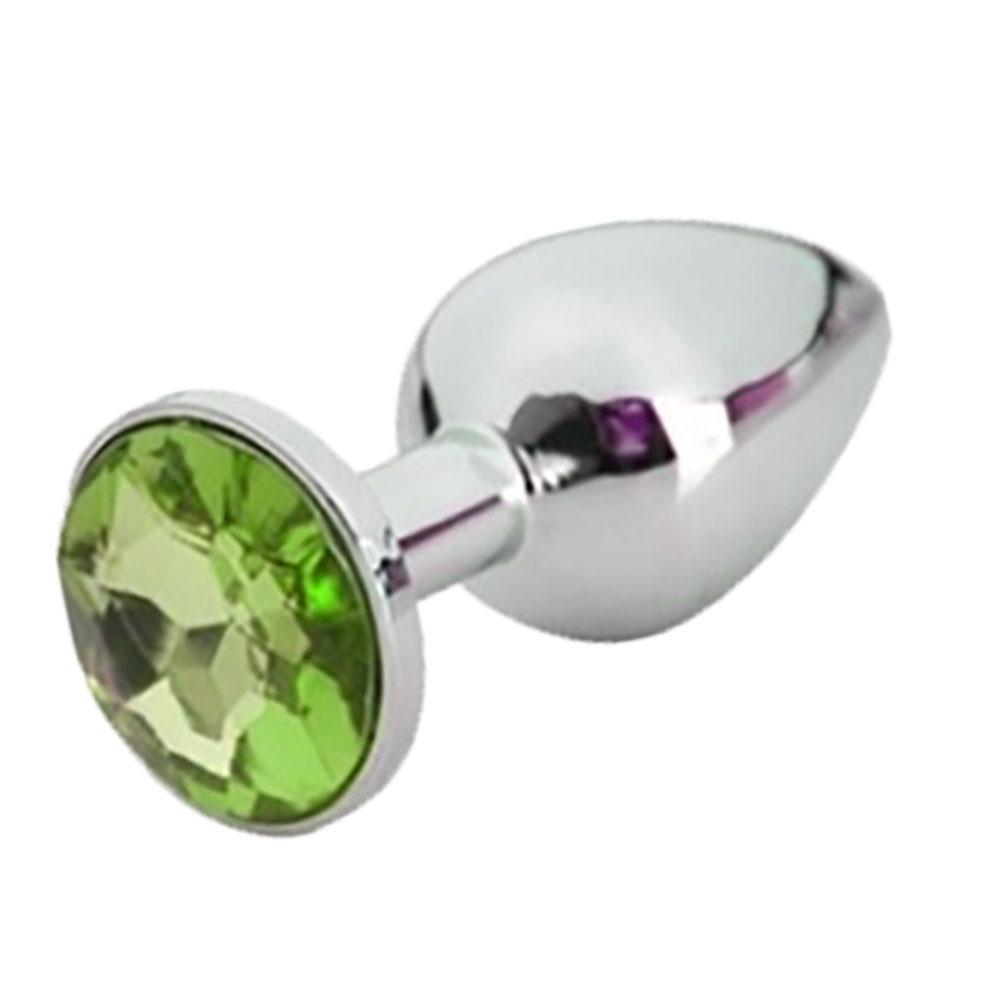 Pirulitos falsos pedras preciosas de aço inoxidável bunda anal plug massageador masculino masturbação brinquedo sexual