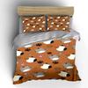 Cats and Paw Prints. Bedding Sets Duvet Cover Sets Duvet Covers Pillowcases(1 * Duvet Cover 2 * Pillowcases, Without Duvet Insert)