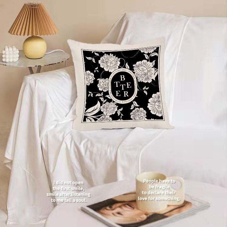 American Retro Art Pillow Case Living Room Sofa Bedroom Backrest Cushion Geometric Art Pillow Home Decoration