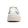 Li Ning Cheese Slip Resistant Low top Skateboard Shoes Women's White Green AGCU104-3