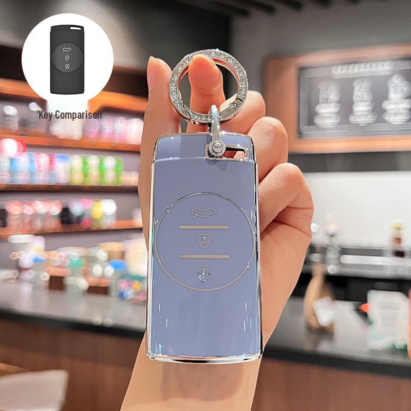 Compatible Chery Car Key Cover for Tiggo 7 and Xingtu TX Models - Simple Design for Men and Women
