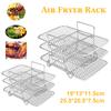 Air Fryer Rack Roasting Rack Compatible Most Air Fryer Air Fryer Accessories Stainless Steel Airfryer Rack Steamer Roasting Rack