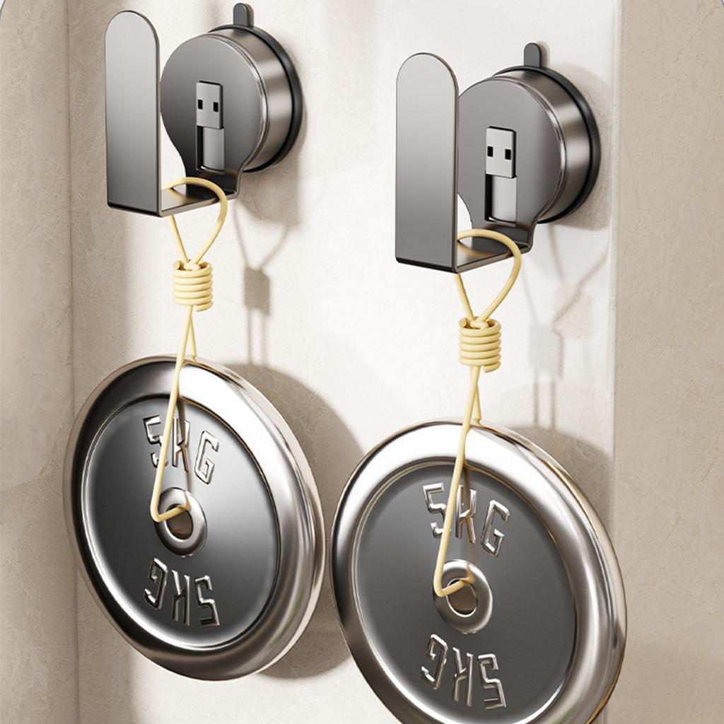 2Pieces Wall Mounted Pot Lid Holders Set Without Drilling Required Convenient for Small Kitchens and Limited Space