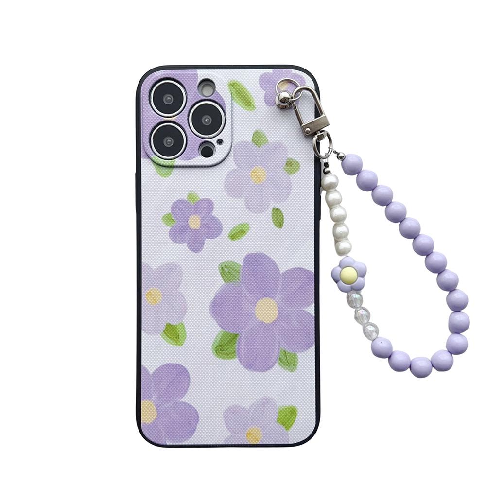 Kompatibles Blumenarmband Schmuckkette Handyhülle für itel A05S A70 A16 A33 A60