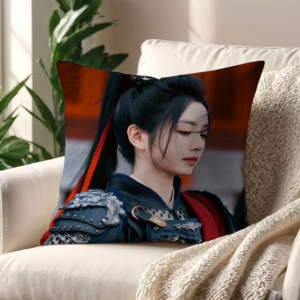 TV Pursuit of Jade Fan Changyu Cushion Cover For Pillow Printing Sofa Decoration Home Room Coffee Shop Office Nordic Simplicity