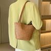 Summer Beach Totes Bag INS Style Women Handbags Casual Straw Bucket Bag  Girls