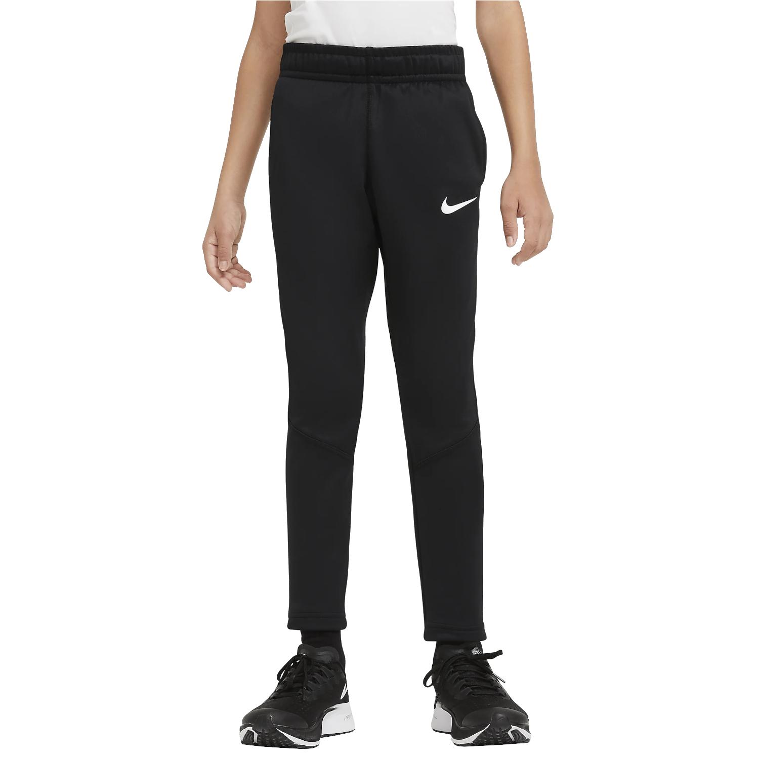 Nike Calças de treino Dri-Fit Therma, para menino, pretas, calças XL preto