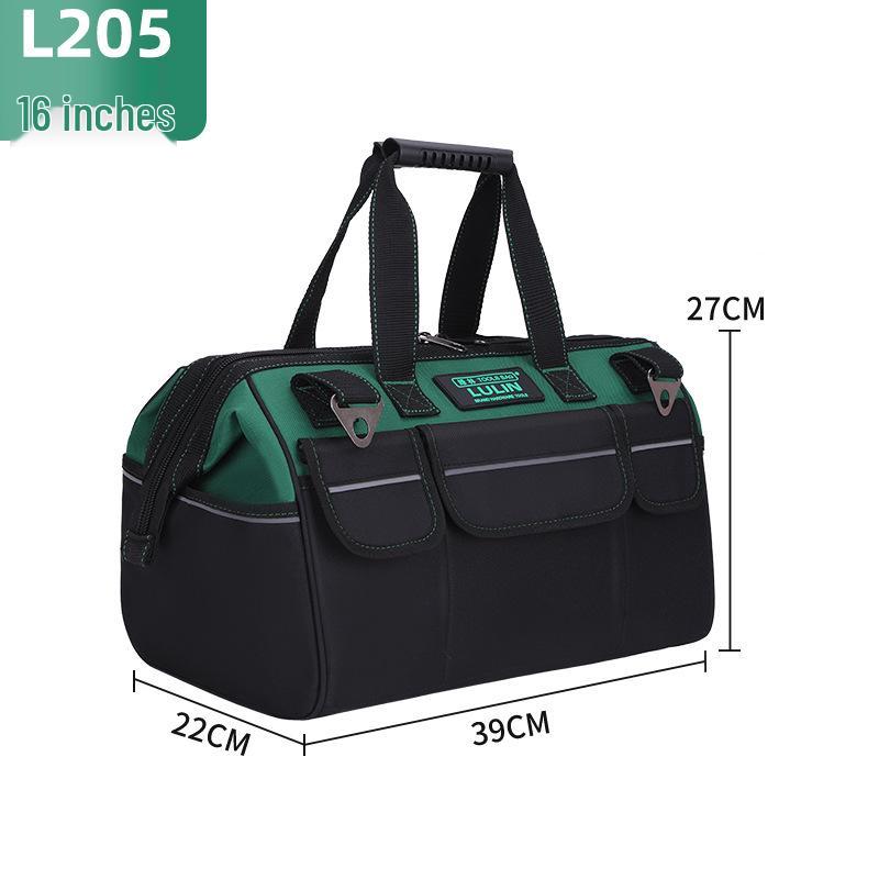 Green Forest Large Multi-functional Tool Bag – Oxford Cloth Electrician and Repair Storage Pouch