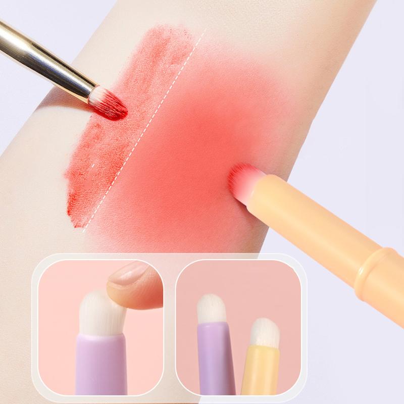 Multifuncti Fingertip Lipstick Blending Makeup Brushes Precision Concealer Makeup Brush Domed Portable Lip Brush