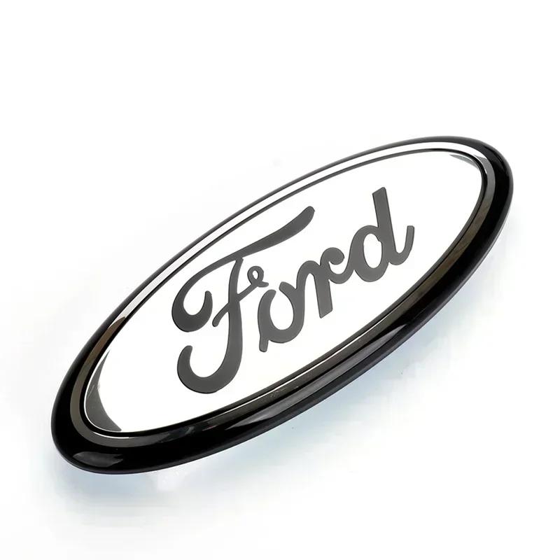 7/9 Inch ABS Car Body Front Rear Logo Emblem Stickers For Ford Edge Mondeo Kuga Ecosport Fiesta Focus Escape Ranger Fusion CVW1