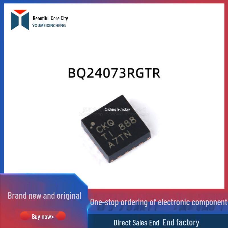 

BQ24073RGTR VQFN-16 1.5A Лінійний чіп зарядного пристрою для акумуляторів - Абсолютно новий оригінальний