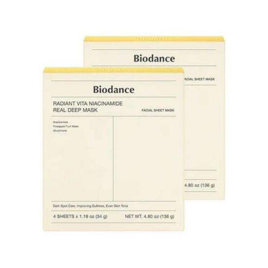 Biodance Radiant Vita Niacinamide Real Deep Mask 34g