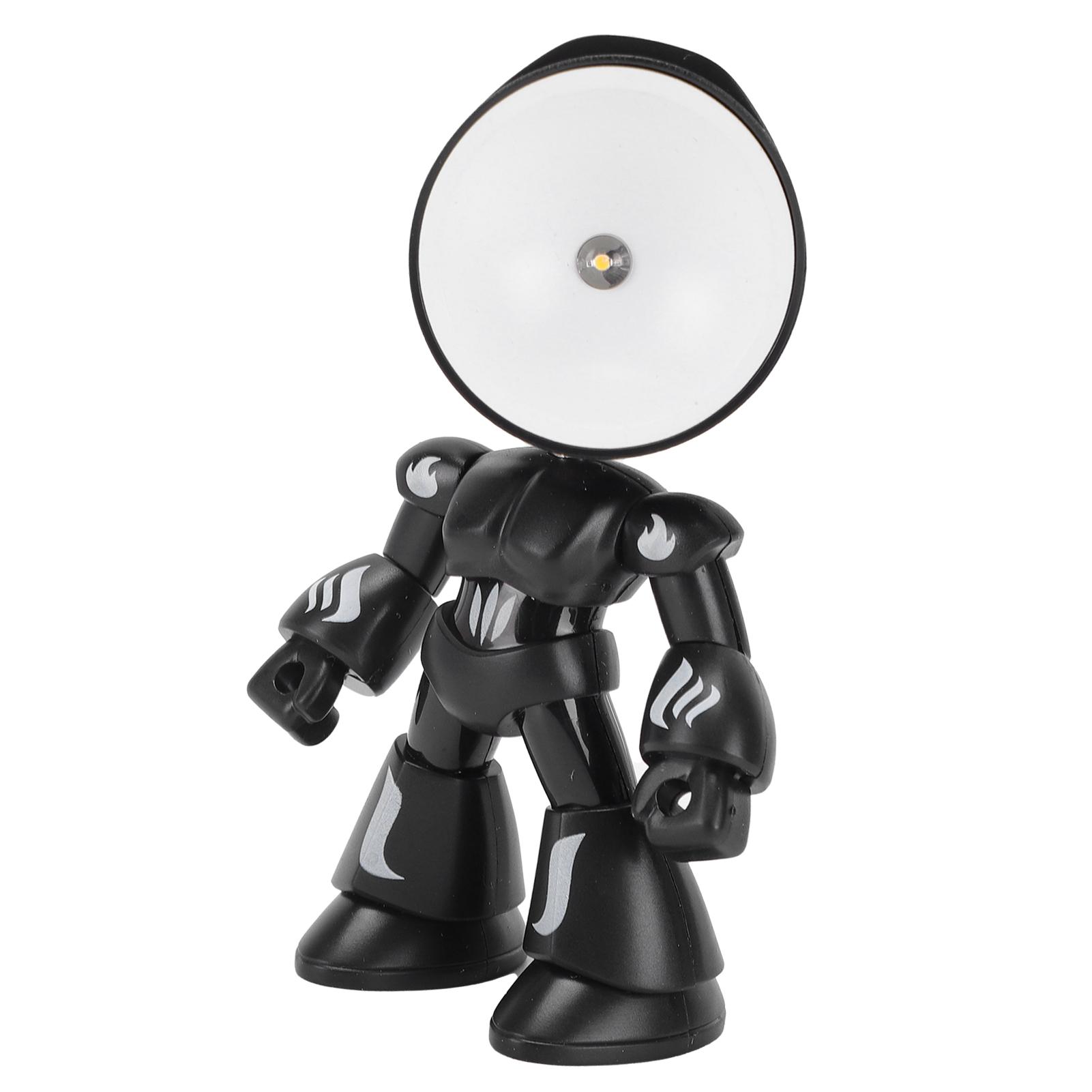 

Robot Table Lamp Cute Desk Lamp Decorative LED Nightstand Light for Bedroom Study Home Dorm Room Office Yellow чорний