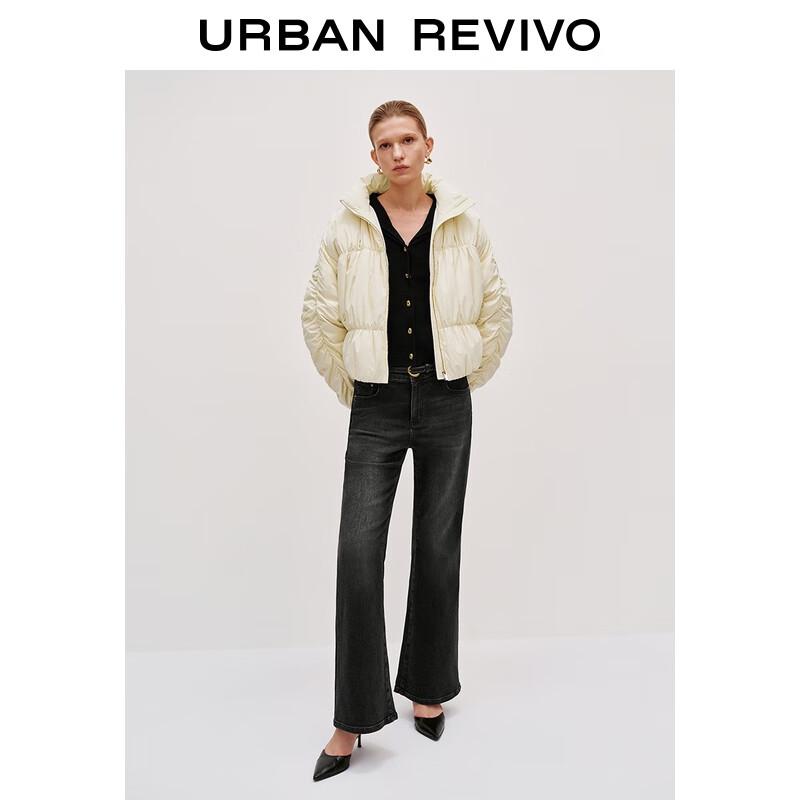 

UR Women s Amber Glow Stand Collar Quilted Down Jacket XS