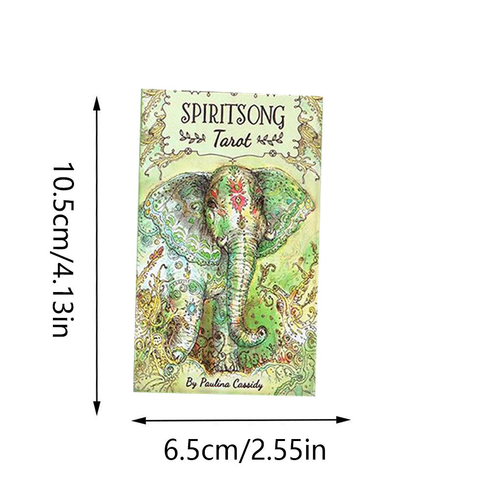 Spiritsong Tarotkarten Mystische Führung Divination Unterhaltung Partys Brettspiel Unterstützt Großhandel 78 Karten/Karton