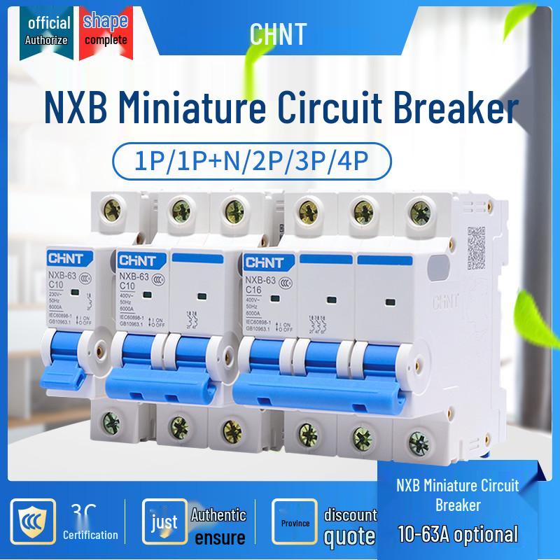 Chint CHN 63A Household Miniature Circuit Breaker: 1P 32A, 2P 25A, 16A Air Switch Protector