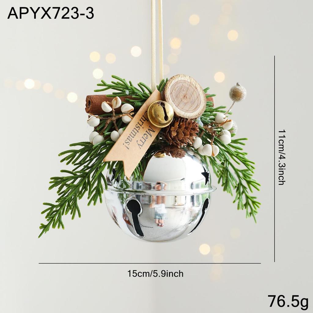 Premium Christmas Bell Ornament for Doors, Trees, and Wall Hangings