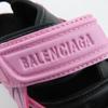 Pristine BALENCIAGA Sandals Track Sandal With logo Pink black fabric 25 617543 Used