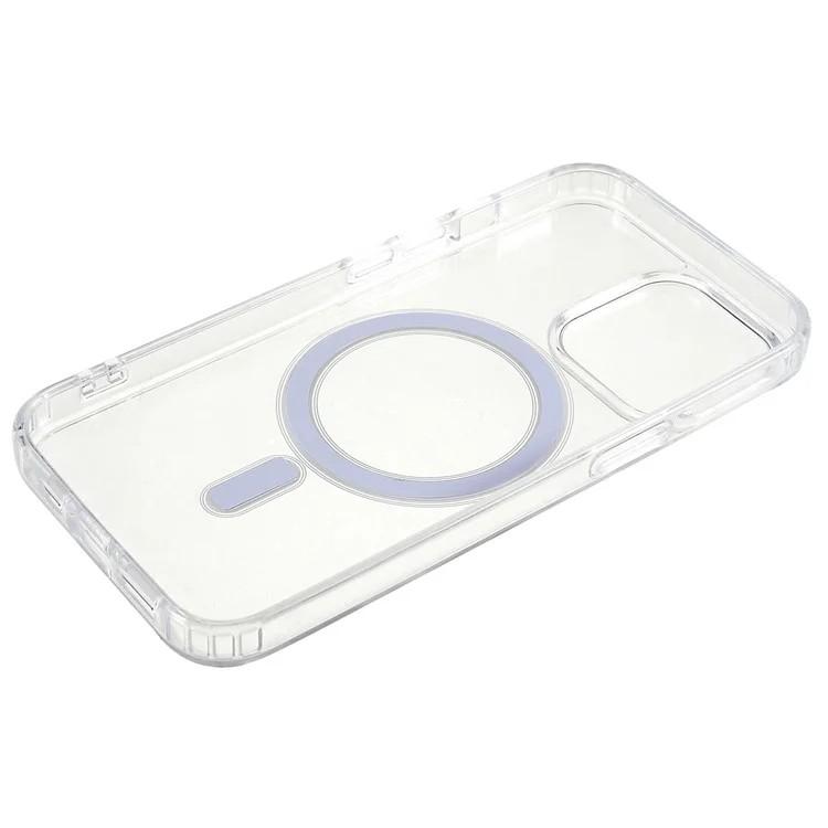 WANLONFENG LM Series For iPhone 13 Pro Clear Phone Case Compatible with MagSafe with Screen Film (Big Lens Hole)
