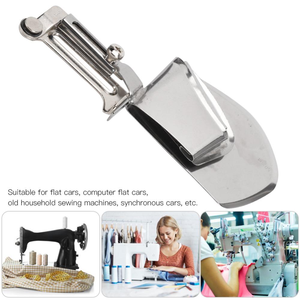 Iron Lockstitch Presser Foot Adjustable Rolled Hem Binding Attachment  Industrial Sewing Machine
