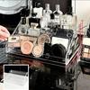 Clear Acrylic Multilayer Perfume Organizer | Compact Countertop Display for Dresser, No Power Required, 27 Inches Height, 3.2 Cubic Feet Capacity