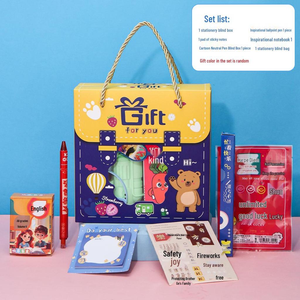 Back-to-School Gift Box: Ideal for Boys & Girls, Birthday Favors, Sharing Gifts, Rewards, Kindergarten & Primary School Students