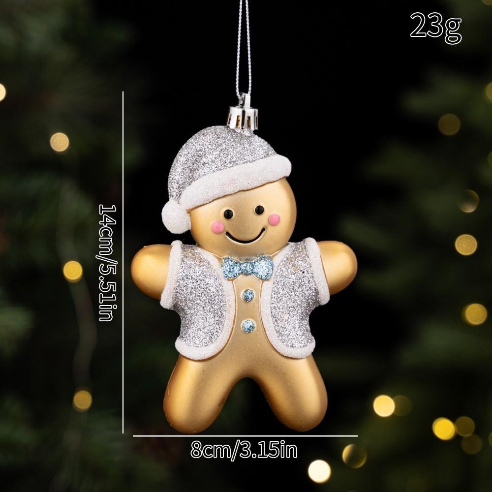 Hanging String Tree Pendant Cartoon Figurine Xmas Hanging Decor Christmas Tree Decor