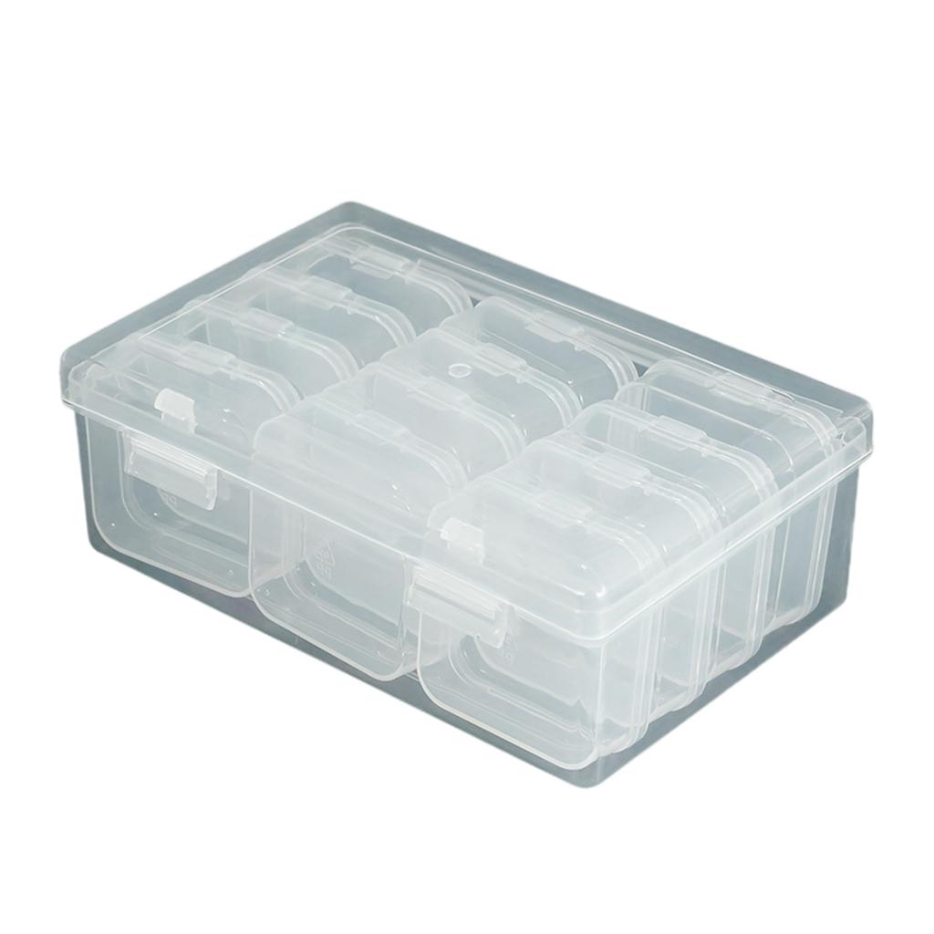 Multipurpose Storage Solution Various Slot Plastic Boxes Stackable Craft Organizers for Projects Gear Small Accessories