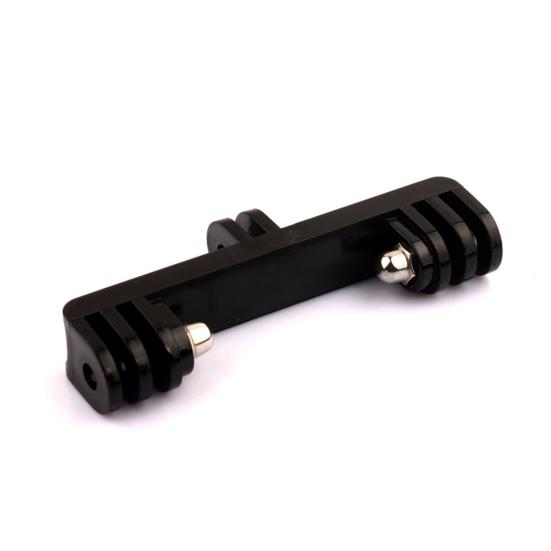 Camera Holder Double Head with Screw Supports 2 Cameras Simultaneously Action Camera Bracket for Gopro Hero 8 7 6 5 4S/ 4 /3+ /3 /2/ 1