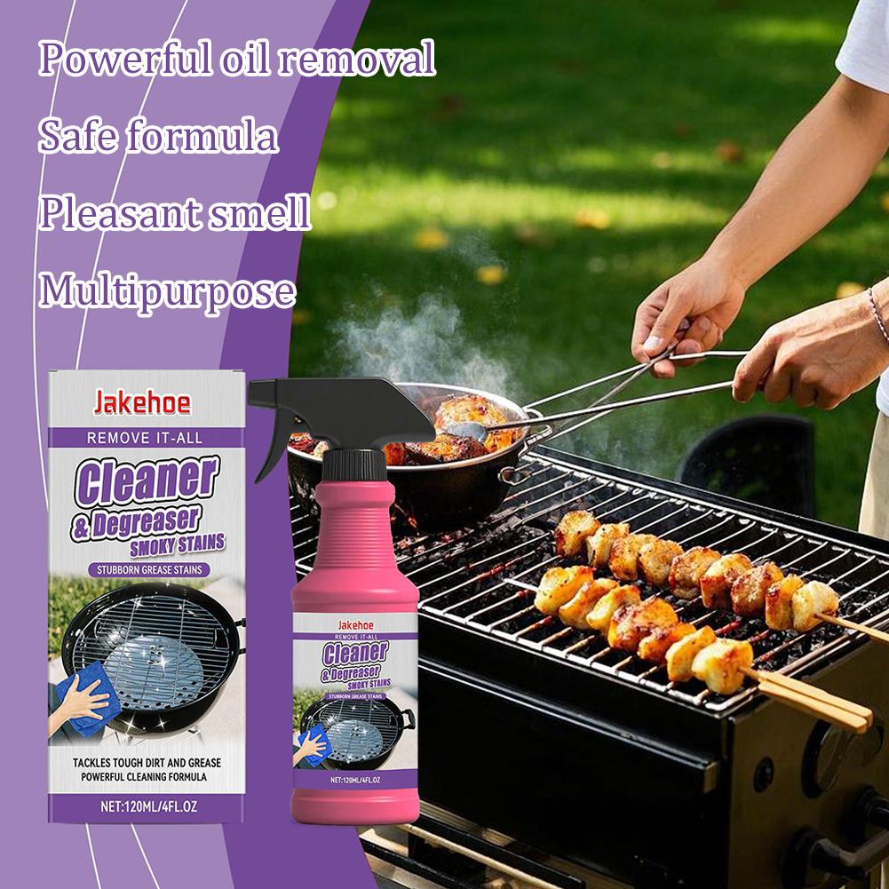 Detergente Potente per Griglie e Padelle da Barbecue Per Rimuovere Grasso Ostinato e Residui Bruciati da Griglie e Padelle 120ml