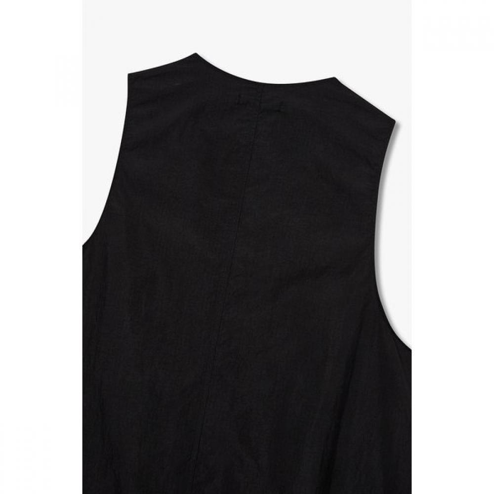 Studio Tomboy Half Zip V Neck sleeVeless Dress  9176241986 