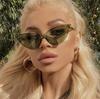 Occhiali da Sole Vintage Cat Eye per Donna Uomo Occhiali da Sole Rotondi Occhiali Ovali Femminili Stile Retrò Protezione UV