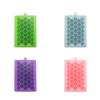 Bandeja de Hielo de Silicona de 33 Celdas Reutilizable Panal Casera Caja de Cubitos de Hielo Molde para Gelatina DIY Hielera de Silicona Molde de Bandeja de Hielo