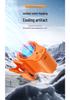T511 High-Speed Clip-On USB Mini Fan with Digital Display and Lanyard