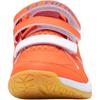 Li Ning Kids Badminton Series Thunder Jr Soft Comfortable Non-Slip Wear-Resistant Low-Top Training Shoes Kids Sneaker Orange White AYTV012-3