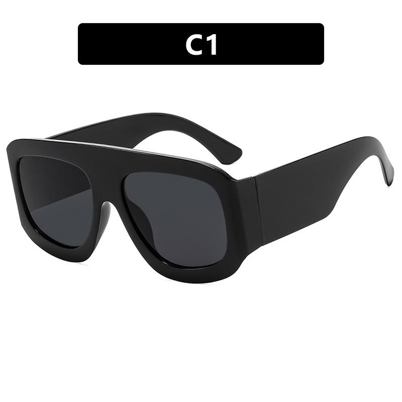 Men Women Oversized Square Sunglasses  Latest Fashion Trendy Ins Party Glasses Unisex Stylish Accessory Friendship Gifts