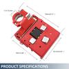Car Quick Release Fused Battery Distribution Terminal Clamp Pile Head Connectors 32V 400A for Caravans camper Boat Truck