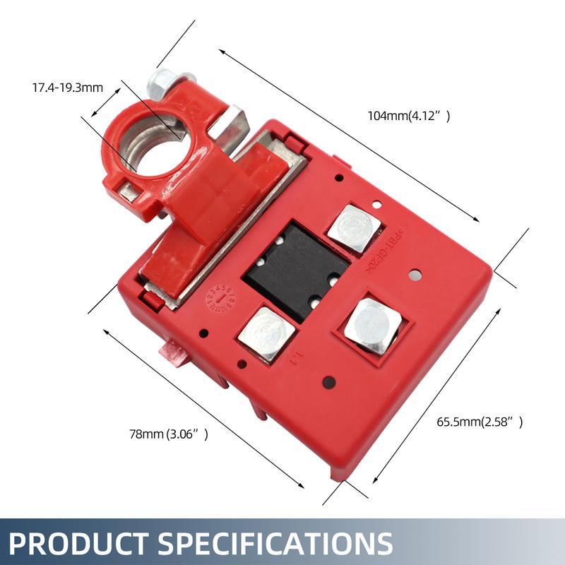 Car Quick Release Fused Battery Distribution Terminal Clamp Pile Head Connectors 32V 400A for Caravans camper Boat Truck
