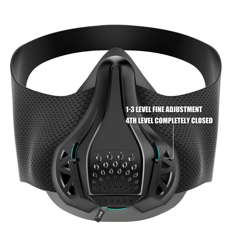 Altitude Training Adjustable Mask Breathable Anti-Slip for Gym Jogging HIIT Workout Sports Lung Capacity Training Gear one size